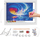 A4 LED Light Box for Tracing, elice Artist Drawing Lightbox Light Table Light Pad Light Copy Board, Up to 8000 Lux Super Bright Lightpad for Cricut Weeding Vinyl, Diamond Painting, Sketching (White) by TinyTreasures Baby Boutique