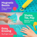 Magnetic Drawing Board for Kids & Toddlers with Beads and Magnet Stylus Pen - Magnetic Tablet Toy for Airplane & Car Ride Activities for Kids by TinyTreasures Baby Boutique