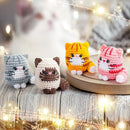 Crochet Kit for Beginners -4 PCS Cat Crochet Kit with Step-by-Step Video Tutorials, Learn to Crochet Kits for Adults and Kids, Beginner Crochet Kits for Adults, Animals Cat Crafts Knitting Kit by TinyTreasures Baby Boutique
