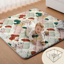 Blissful Diary Baby Play Mats for Floor, 47x47 Inch Playpen Mat, Thicker Padding Foam Playmats for Babies and Toddlers Infants, Modern Abstract by TinyTreasures Baby Boutique