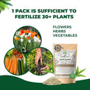 BuildASoil Fertilizer for Vegetable Garden and Ogranic Plant Food | Hand-Crafted Organic Fertilizer with 15 Premium Ingredients | Ensures Larger Plants and More Fragrant Flowers (44 LB - Large Bag) by GreenHaven Gardens