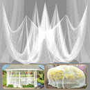 33x10ft Large Mosquito Net, Mesh Netting for Garden Skin and Plants Protection, Patio Bird Bug Screen, White by GreenHaven Gardens