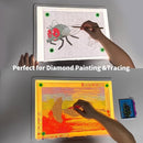 Phylosal Rechargeable A3 LED Light Pad with Built-in Stand, Magnetic Tracing Light Box for Drawing, Diamond Art Light Board with Side Button, Super Bright Light Table for Diamond Painting, Sketching by TinyTreasures Baby Boutique