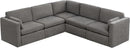 CHITA Oversized Modular Sectional Fabric Sofa Set, FSC Certified Extra Large 5 Seat V Shaped Corner Sectional Cloud Couch for Living Room, 106 inch Width, 4 Seat and 1 Middle Corner, Grey by CozyNest Decor
