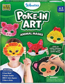 Skillmatics Poke-in Art - Animal Masks, Mess-Free Fun for Kids, DIY Wood Craft Kits, Creative Activity, Gifts for Girls & Boys Ages 4, 5, 6, 7, 8, 9 by TinyTreasures Baby Boutique