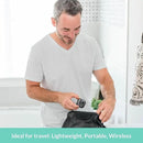 Bril UV-C Toothbrush Sanitizer, Portable Cleaner, Travel Cover, Magnetic Holder, and Rechargeable Case for Any Size Toothbrush, White by CozyNest Decor