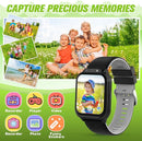 Smart Watch for Kids 1.85" with Fitness Tracker, Sleep Monitor, 22/100+ Sport Modes, DIY Dial, IP68 Waterproof, Step Counter, Heart Rate, Camera, with/Without APP, Gift for 3-12 Years Old Boys Girls by TinyTreasures Baby Boutique