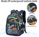 Cusangel Backpack for Boys Girls School Bookbags,Kindergarten Elementary Middle School Lightweight Waterproof Multifunctional Large Capacity for Backpack (17inch Luminous dinosaur) by TinyTreasures Baby Boutique