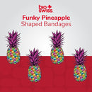 BioSwiss Bandages, Pineapple Shaped Self Adhesive Bandage, Latex Free Sterile Wound Care, Fun First Aid Kit Supplies for Kids, 50 Count by TinyTreasures Baby Boutique