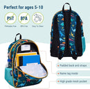 Wildkin 15-inch Kids Backpack – Durable, Padded, Adjustable for School & Travel - Jurassic Dinosaurs by TinyTreasures Baby Boutique