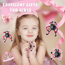 Fidget Toys for Girls, Birthday Gifts for 4 5 6 7 8 9 10 11 12 Year Old Girls Boys, Pink Transformable Fidget Spinners for Kids, Stocking Stuffers for Kids Adults Party Favors Toy by TinyTreasures Baby Boutique