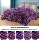 GONAAP Fuzzy Faux Fur Throw Blanket Twin Size Tie-dye Violet Purple Super Soft Cozy Plush Fuzzy Shaggy Blanket for Couch Sofa Bed (Tie-dye Violet Purple, Twin(60"x80")) by CozyNest Decor