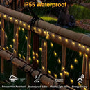 DDMY Christmas Lights Outdoor 34Ft 380 LED Christmas Half-Round String Lights Extendable Plug in 8 Modes Christmas Decoration for Holiday Party Bedroom Garden Patio Outdoor Indoor by GreenHaven Gardens