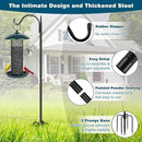 Gtongoko Adjustable 63 inch Shepherds Hooks for Outdoor Bird Feeder with 5 Prongs, Bird Feeder Pole Garden Hooks for Hanging Lanterns, Plants Baskets, Hummingbird Feeders, 2 Pack by GreenHaven Gardens