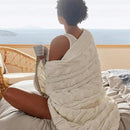 Bedsure Cable Knit Twin Blanket for Couch Bed - Breathable Chenille Chunky Knit Twin Blanket for Decorative Gift, GentleSoft Cozy and Warm for Winter and All Seasons, Cream, 60x80 Inches by CozyNest Decor