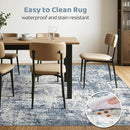 9x12 Area Rug Living Room: Washable Large Abstract Soft Rugs Stain Resistant Indoor Non-Slip Carpet for Men Modern Home Enthusiasts Aged 25-45 - High Traffic Areas - Bedroom Office Playroom by TinyTreasures Baby Boutique