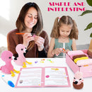 Crochet Kit for Beginners -Flamingo Family Crochet Kits with Step-by-Step Video Tutorials, Beginner Crochet Kit for Adults, Crochet Animal Kit for Kids, 3PCS Flamingo Crocheting Set(Pink) by TinyTreasures Baby Boutique