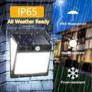 Solar Lights Outdoor 238 LED, 270° Wide Angle Motion Sensor Lights with 3 Modes, IP65 Waterproof Solar Powered Wall Lights for Yard Garden, Patio, Driveway(4 Pack) by GreenHaven Gardens