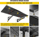 2-Pack 1.64x4ft Adjustable Garage Wall Shelving 560lbs Load Capacity Heavy Duty Wall Mounted Storage Shelf Metal Floating Shelves for Garage(Black) by GreenHaven Gardens
