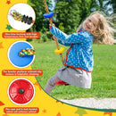 Tree Swing Climbing Rainbow Rope, Heavy Duty Swing Disc Seat Replacement for Kids with Hanging Strap and Platform Carabiners Indoor/Outdoor Playground Accessories (Red) by TinyTreasures Baby Boutique