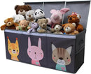 Extra Large Toy Storage Organizer with Lid - Sturdy, Collapsible Toy Chest Storage Box with Cute Design - Toys Bin with Dividers for Kids, Boys, Girls, Nursery, Bedroom, Play room 37"x16"x14" by CozyNest Decor