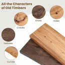 Floating Shelves for Wall Decor, Rustic Solid Elm Wood Live Edge Floating Shelves Wall Mounted, Wall Shelves with Invisible Bracket for Living Room Bathroom Bedroom Kitchen, 40 Inch Set of 1, Walnut by CozyNest Decor