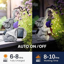 GIGALUMI Solar Garden Decor Watering Elephant Statues Outdoor, Birthday Gifts for Women Mom Grandma Senior Elder, Elephant Ornament for Balcony, Garden, Patio, Yard, Lawn (Constant Lights Only) by GreenHaven Gardens