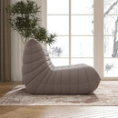 Bean Bag Chair for Adults, Oversized Loveseat Fireside Chair Comfy Lazy Floor Sofa, 2 Seater Lazy Sofa Couch Memory Foam Bean Bag for Living Room, Bedroom Apartment Office (Grey) by CozyNest Decor