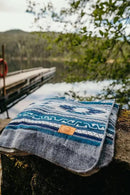 Inca Aztec Throw, Queen, King Blanket | Southwest Indian Navajo Boho Style | Native Cover for Camping, Bedding, Couch, Vanlife | Faux Alpaca, Lightweight, Hypoallergenic (Condor Gray, Throw) by CozyNest Decor