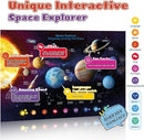 Bilingual Interactive for Kids Talking USA Map Solar System Poster for Kids Learning and Educational Toys,Talking Educational Toy for Ages 3 to 12 Years Old Girls/Boys,Learning Chart for Preschool by TinyTreasures Baby Boutique