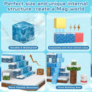 100PCS Magnetic Blocks, Magnet Building Blocks for Kids Age 4-8, Magnetic Cubes Sets for Frozen Princess Castle Build, Magnet Cubes Tiles Toys for Girls Age 3+ Years Old Birthday Gift by TinyTreasures Baby Boutique