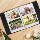Inspirational Leather Photo Album,Magnetic Self-Stick Page Photo Album,Family Album,Hand Made DIY Albums Holds 3x5, 4x6, 5x7, 6x8 Photos (brown-always remember) by TinyTreasures Baby Boutique