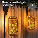 ODEETRONIC 2Pack Hummingbird Solar Lanterns - LED Solar Lantern Lights Outdoor Waterproof, Garden Lantern Lights Birthday Gift for Women, Metal Hummingbird Hanging Lanterns for Garden Yard Patio Decor by GreenHaven Gardens