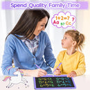 LCD Writing Tablet for Kids 12 Inch, Kids Learning Toys Drawing Pad for Boys Girls, Erasable Doodle Board for Toddlers 3 4 5 6 7 8 Year Old Travel Essentials, Christmas Birthday for Kids - Purple by TinyTreasures Baby Boutique
