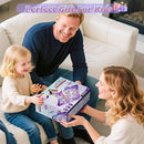 Dance Mat Toy for 3-12 Year Old Girls, Electronic Dance Pad with Wireless Bluetooth,Frozen 8-Button Music Princess Toys Play Mat for Kids with LED Light, Built-in Music, Toddlers Birthday Gift Ages 3+ by TinyTreasures Baby Boutique