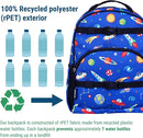 Wildkin ECO rPET 15-inch Kids Backpack – Sustainable, Padded, Adjustable – Out of This World by TinyTreasures Baby Boutique