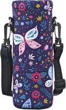 AUPET Water Bottle Bag Carrier,24oz/32oz Insulated Neoprene bottle Sling Holder Case Pouch Cover for 1000ML/750ML Bottles with Shoulder Strap for walking by TinyTreasures Baby Boutique