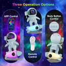 Astronaut Galaxy Projector for Bedroom, Star Projector Galaxy Light with App & Remote Control, White Noises, Bluetooth Speaker, Rocket Night Light for Kids, Ceiling, Gifts, Room Decor by TinyTreasures Baby Boutique