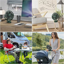 12000mAh Clip on Fan 30H Longest Runtime, 8in Portable Fan Rechargeable, Ultra Quiet with Heavy-Duty Clamp, USB Desk Fans for Golf Cart,Office Desk, Treadmill, Camping, Bedroom by TinyTreasures Baby Boutique