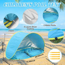 Baby Beach Tent-2 Pools Pop Up UPF 50+ Sunshade with Carry Bag, Portable for Travel,Beach,Camping,Indoor by TinyTreasures Baby Boutique