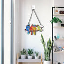 Stained Glass Window Hanging - Birds on A Branch Suncatcher for Window Doors Home Decoration, Valentine's Day Mother's Day Birthday Bird Lover Gifts for Women, Men, and Mom Grandma by TinyTreasures Baby Boutique