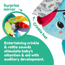 Lamaze Clip On Car Seat and Stroller Toy - Captain Calamari - Crinkle Car Seat Toys and Stroller Toys - Sensory Toys for Babies - Travel Toys for Car - Infant Toys Ages 0 Months and Up by TinyTreasures Baby Boutique