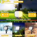 Kaxiida Solar Lights Outdoor Waterproof - 2025 Upgrade 3 Level Ultra Bright Spot Lights Uplights, LED Landscape Spotlight for Tree, Pathway, Wall, Adjustable Solar Panel Auto On/Off by CozyNest Decor
