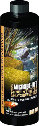 MICROBE-LIFT MLCBSE250 Concentrated Barley Straw Extract Conditioner for Ponds and Outdoor Water Garden, Safe for Live Koi Fish, Plants, and Decorations, 8 Ounces by GreenHaven Gardens