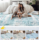 8x10 Area Rugs for Living Room - Washable Rug Modern Abstract Soft Large Neutral Non-Slip Carpet Indoor Floor Thin Carpets for Bedroom Dining Room Farmhouse Nursery Home Office Green by TinyTreasures Baby Boutique