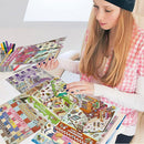 DIY 3D Sticker Scene，10 Sets Pack（600+） Large-Sized, Reusable Sticker Book, Cute Sets for Free Combination, Waterproof for Anywhere, Crafts Party Favors Birthday Gift by TinyTreasures Baby Boutique