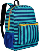 Wildkin 16-inch Kids Backpack – Durable, Padded & Spacious School Bag for Boys & Girls - Blue Stripes by TinyTreasures Baby Boutique
