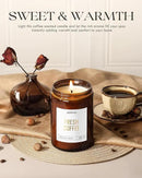 AOOVOO Fresh Coffee Candle - Large Scented Soy Wax Aromatherapy Candle, 22oz by CozyNest Decor