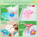 Paper Flower Science Kit, Kids DIY Arts and Crafts Color Changing Flowers Set, Flower-Dyeing Science Kits for Kids Age 8-12 by TinyTreasures Baby Boutique