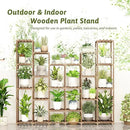 22 Tiers Plant Shelf for Plants Large Indoor Plant Stand Plant Rack Extra Large Wood Plant Stands for Hanging Plant Holder for Patio Balcony Garden by GreenHaven Gardens
